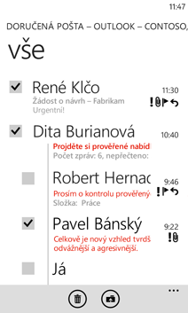 E-mail ve Windows Phone