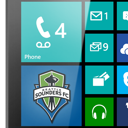 Start screen + Live Tiles