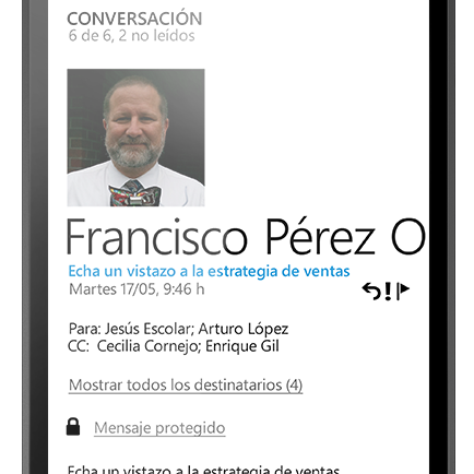 Correo electrónico y mensajes