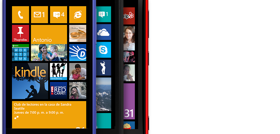 Windows Phone está diseñado para adaptarse a tus necesidades.