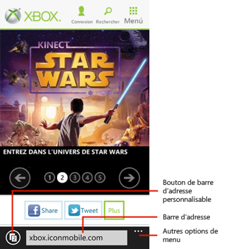 Internet Explorer 10 pour Windows Phone