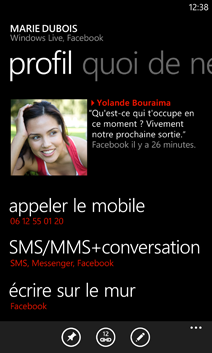 Profil de contact