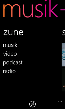 Layar Zune