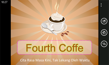 Presentasi PowerPoint yang terbuka