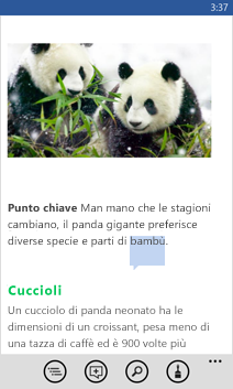 Documento di Word aperto