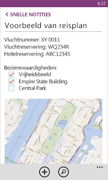 OneNote-bestand openen op Windows Phone