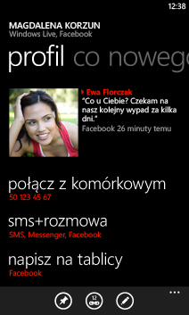 Profil kontaktu