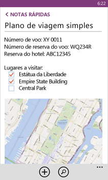 Abrir arquivo do OneNote no Windows Phone