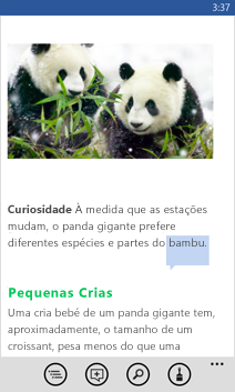 Documento do Word aberto