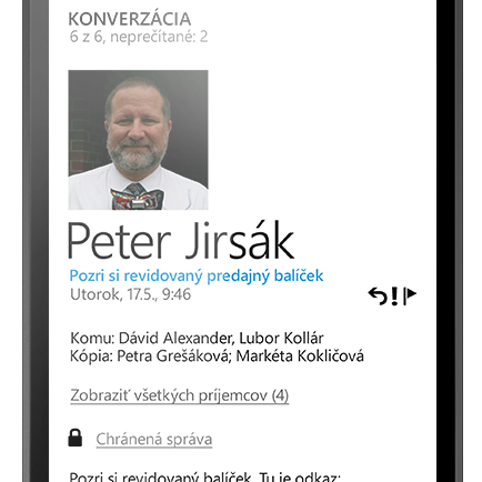 E-mail+správy