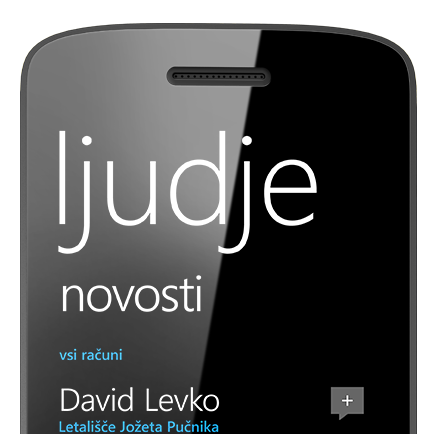 Središče Ljudje