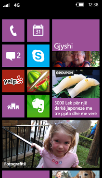 Start screen