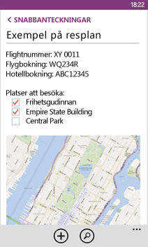 Öppna OneNote-fil på Windows Phone