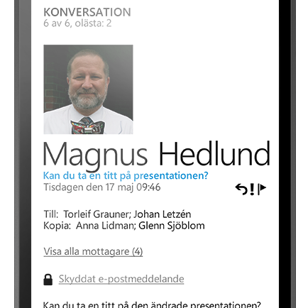 E-post + meddelanden
